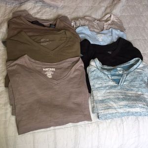 Eight Short Sleeve Men’s Tee Shirts